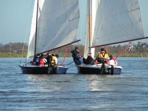 Wintersegeln auf der Maas 2018 Törnbericht Vorschaubild