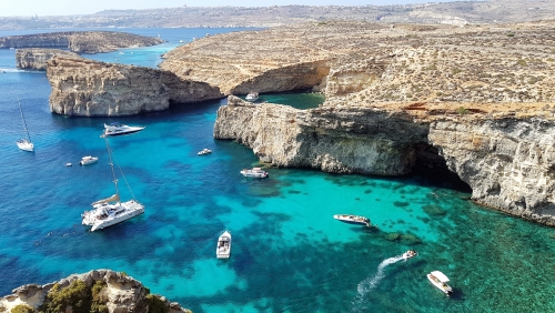 Die "Blue Lagoon" von Malta: Comino & Cominotto Törnbericht Vorschaubild