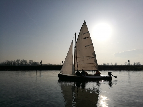 Wintersegeln auf der Maas 2020 Törnbericht Vorschaubild